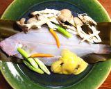 柳鰈一夜干しの酒蒸し 発酵玉葱・発酵生姜作り方2写真