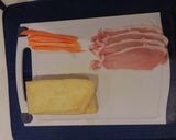 油揚げの豚肉くるくる巻き作り方1写真