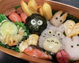 まっくろくろすけ弁当作り方4写真
