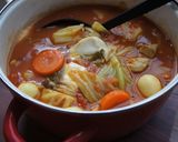 スープ風＊トマトカレー鍋作り方7写真