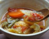 スープ風＊トマトカレー鍋作り方8写真
