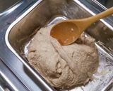 2*林檎酵母カカオニブ胡麻の高加水パン作り方7写真