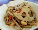 根菜の味噌炒め。作り方8写真