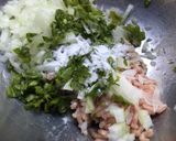 ゴーヤ入り餃子(バジル入り)作り方2写真