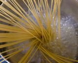 秋だからサツマイモとキノコのスパゲッティ作り方1写真