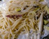 秋だからサツマイモとキノコのスパゲッティ作り方7写真