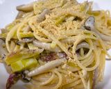 秋だからサツマイモとキノコのスパゲッティ作り方8写真