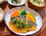 彩り野菜添え♩さばのみぞれ煮作り方11写真