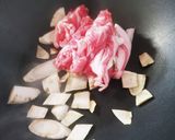 みつ葉、松の実、新生姜の薬膳15穀米炒飯作り方1写真