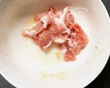 レンジもやし入きな粉オイポン酢味甘酢酢豚作り方1写真