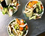 レンジもやし入きな粉オイポン酢味甘酢酢豚作り方11写真