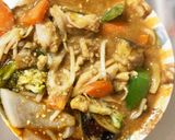 レンジもやし入きな粉オイポン酢味甘酢酢豚作り方16写真
