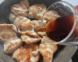 鶏むね肉を柔らかく！ガーリックポン酢焼き作り方9写真