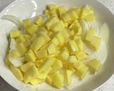 米粉で お惣菜パン風 ポテトコーンマヨ作り方2写真