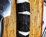 海苔巻き風おにぎり☆たまご＆ベーコン♬作り方6写真