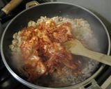 肉豆腐風のキムチチゲ　締めは雑炊で作り方5写真