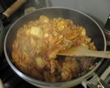 肉豆腐風のキムチチゲ　締めは雑炊で作り方6写真