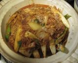 肉豆腐風のキムチチゲ　締めは雑炊で作り方8写真
