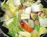 鶏肉と白菜・根菜の柚子胡椒の煮物作り方6写真