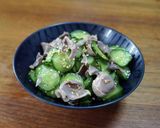 砂ずりと胡瓜の酢の物作り方6写真