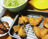 釣果で。ふっくらふわさくアジフライ。作り方5写真