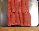 甘辛大葉だれで♪根菜の牛肉巻き作り方3写真