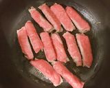 甘辛大葉だれで♪根菜の牛肉巻き作り方4写真