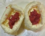 チーズのきんちゃく焼き・梅肉プラス作り方4写真