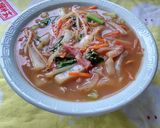 たっぷりお野菜あんかけの豚骨醤油ラーメン作り方1写真