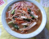 たっぷりお野菜あんかけの豚骨醤油ラーメン作り方2写真