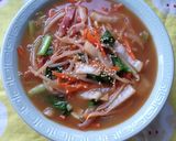 たっぷりお野菜あんかけの豚骨醤油ラーメン作り方4写真