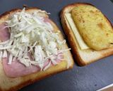 韓国の野菜トースト作り方3写真