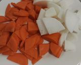 かんたん豚汁　～茶色いおかず作り方1写真