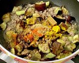 スパイスたっぷり茄子のキーマカレー作り方4写真