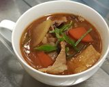 かんたん豚汁　～茶色いおかず作り方8写真