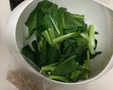 ⭐︎小松菜と椎茸のにんにく醤油焼作り方1写真
