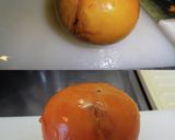 秋のデザート 柿プリン作り方1写真
