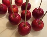 秋の味覚!姫りんごでカリカリりんご飴作り方1写真