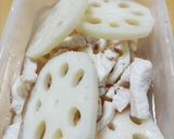 作り置きシリーズ◇れんこん酢鶏の煮物作り方3写真