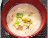 ほっこり★具だくさん食べる豆乳スープ作り方6写真