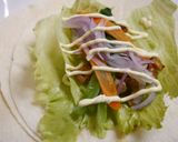 簡単！トルティーヤ　味噌照り焼きチキン作り方5写真