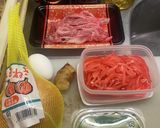 ウルトラマンドの　究極の　葱玉牛丼作り方1写真