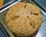 2*林檎酵母カカオニブ胡麻の高加水パン作り方16写真
