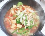 ライスパスタでつくる！トマト麻辣の米線作り方6写真