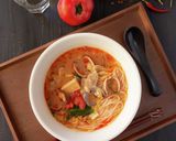 ライスパスタでつくる！トマト麻辣の米線作り方9写真