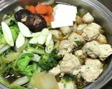 もろみ調味液で鶏団子鍋♪作り方3写真