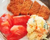 トンカツとポテトサラダ作り方11写真