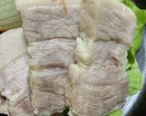 マカパウダー使用。ジューシーな蒸し塩豚作り方7写真