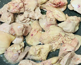 レバーと小松菜のあっさり生姜炒め作り方1写真