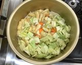 【大崎市】鶏肉とキャベツのぽかぽか汁作り方3写真